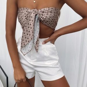 Whitefox Boutique Scarf Top